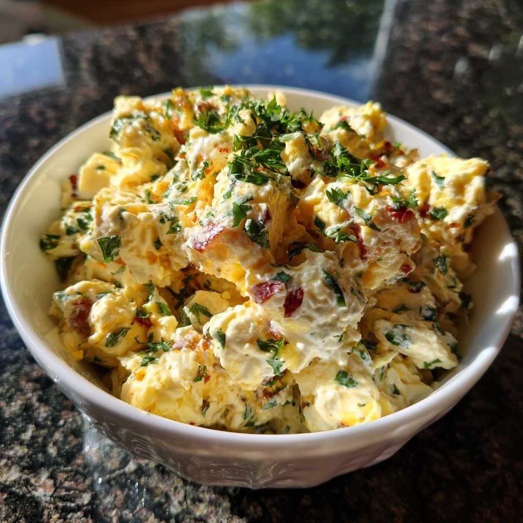 Schnell & Einfach 10-Minuten-Eiersalat mit Joghurt