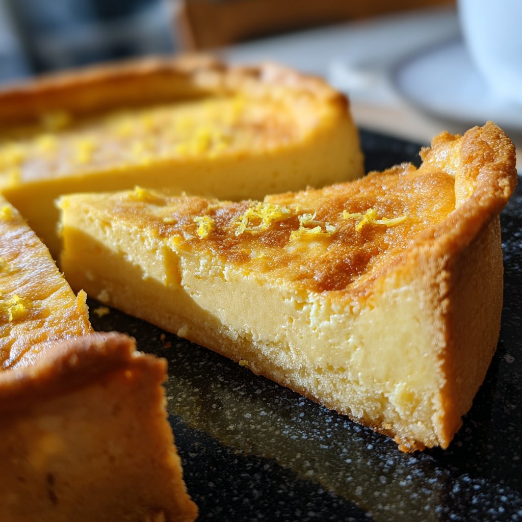 Käsekuchen ohne Boden und ohne Zucker