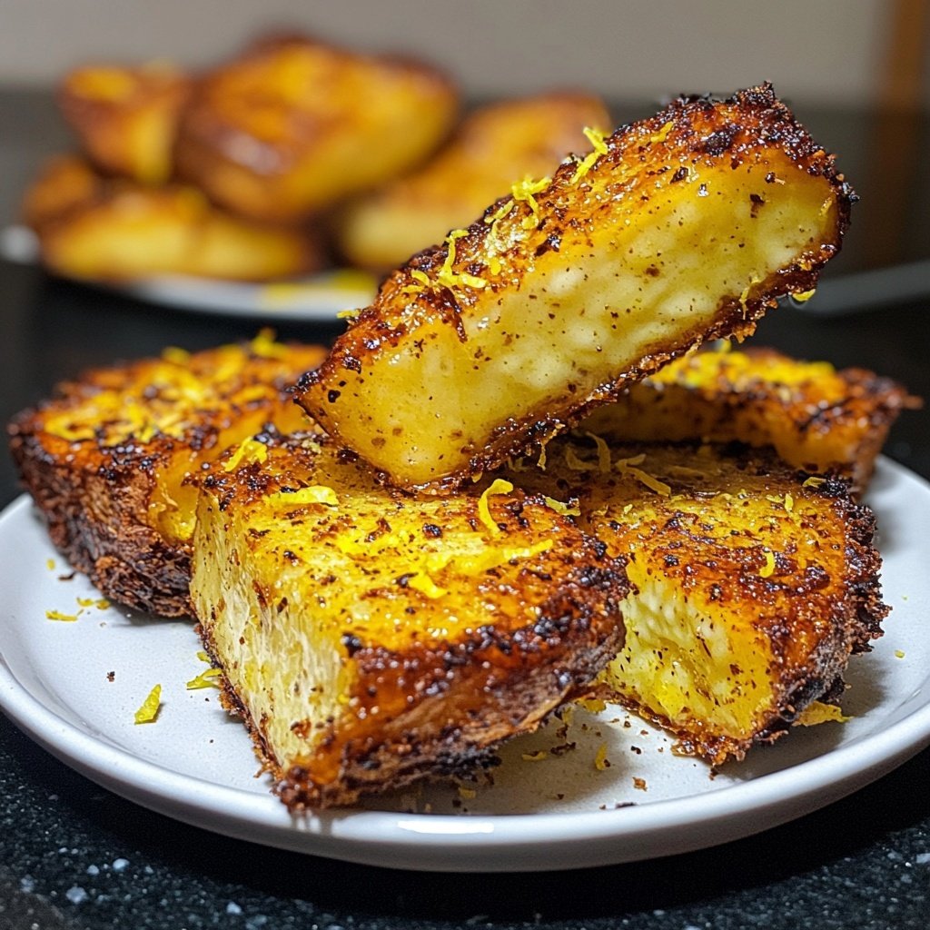 Ofenkartoffeln mit Zitronenschale