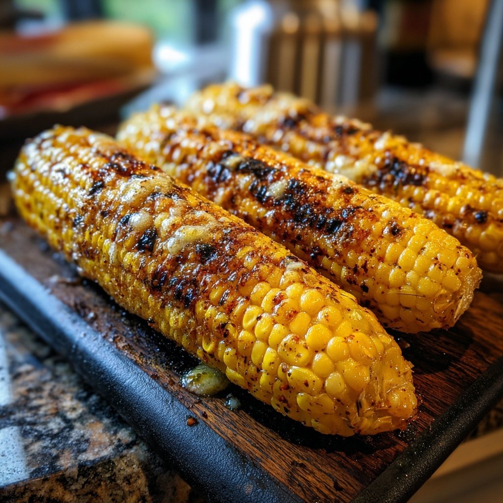 Gegrillte Maiskolben Mit Butter
