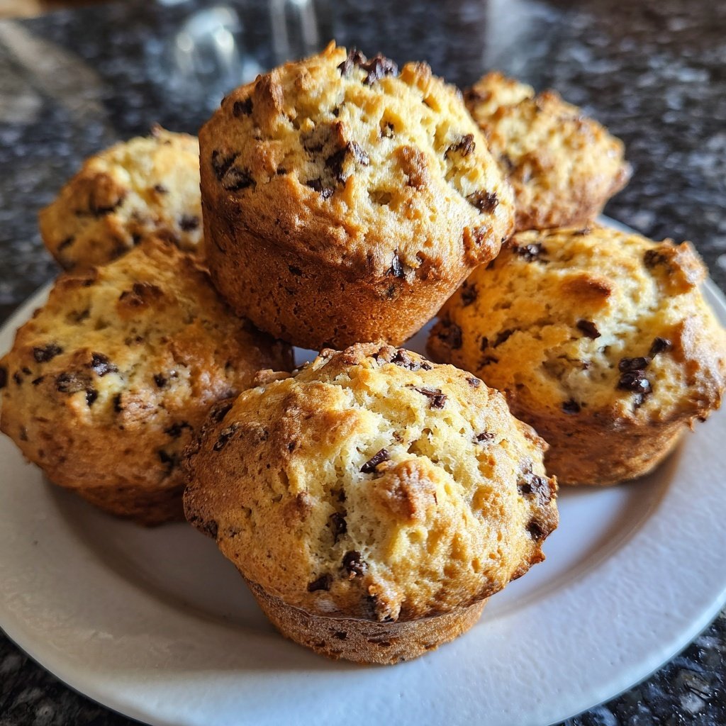 Muffins mit Kakao und Vanille