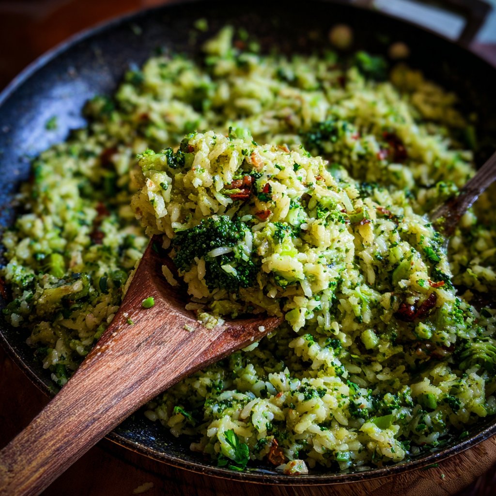 Brokkoli Reis Pfanne